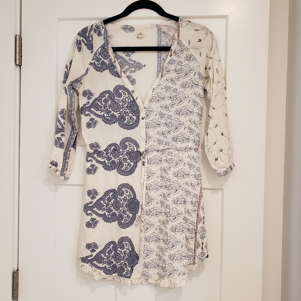 Mini floral/paisley patterned dress